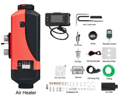 Diesel heater mounting plate