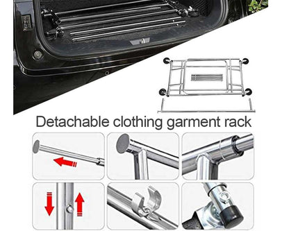 Clothes rack bottom shelf