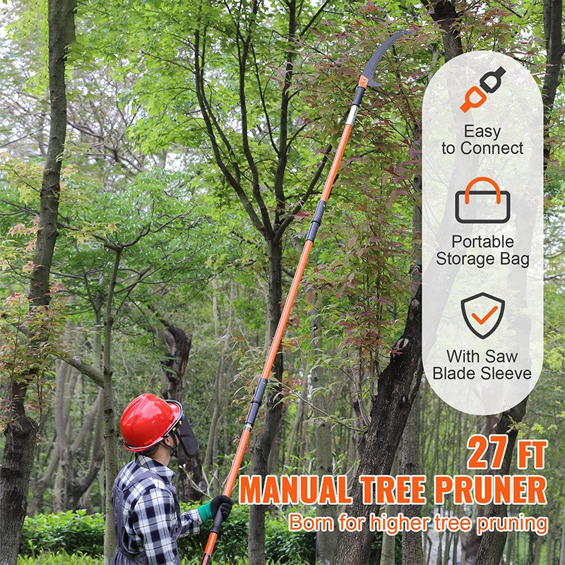 Fiberglass pole saw handle