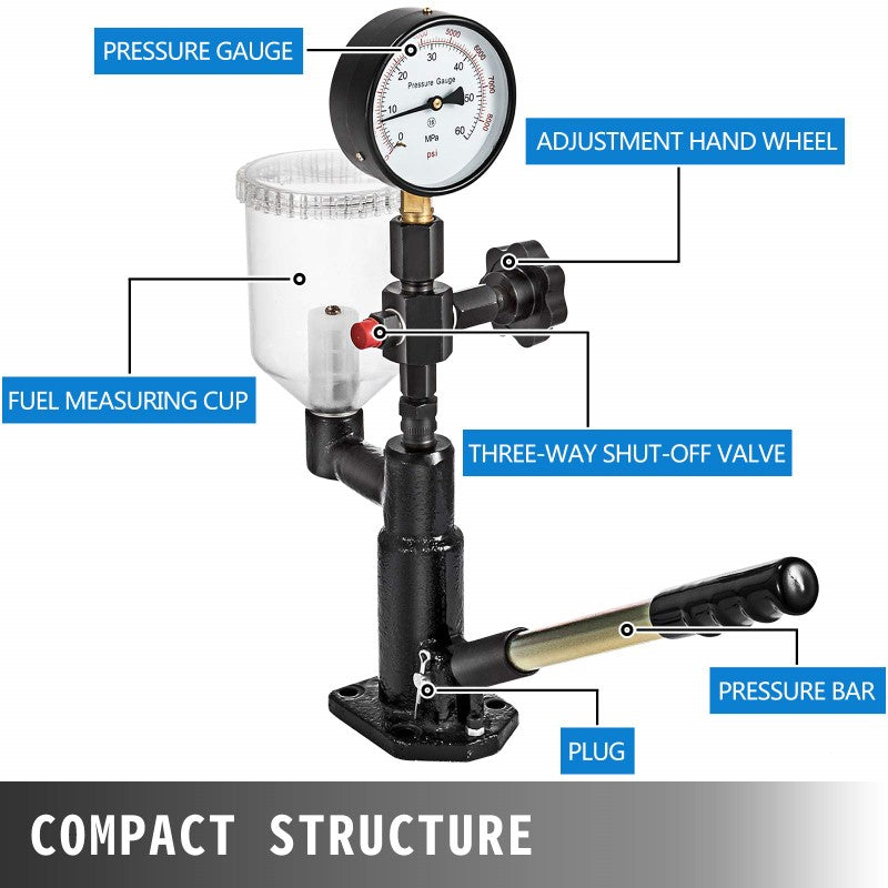 Diesel fuel pressure tester