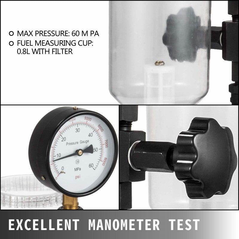 Injector spray pattern test