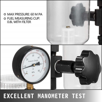 Injector spray pattern test