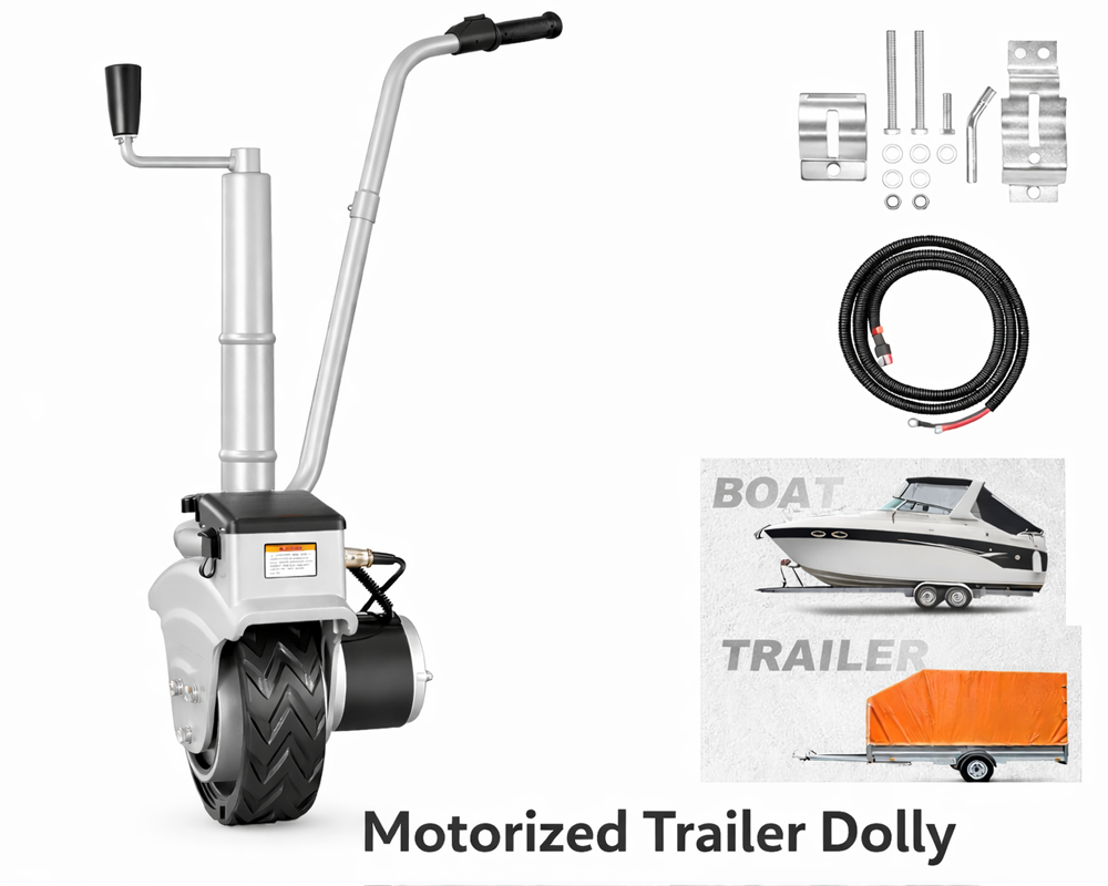 Motorised Electric Jockey Wheel Dolly Mover 5000lbs