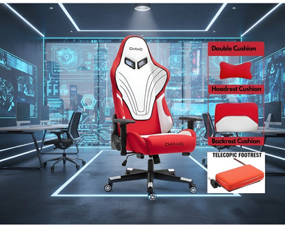 Gaming Chair with Footrest