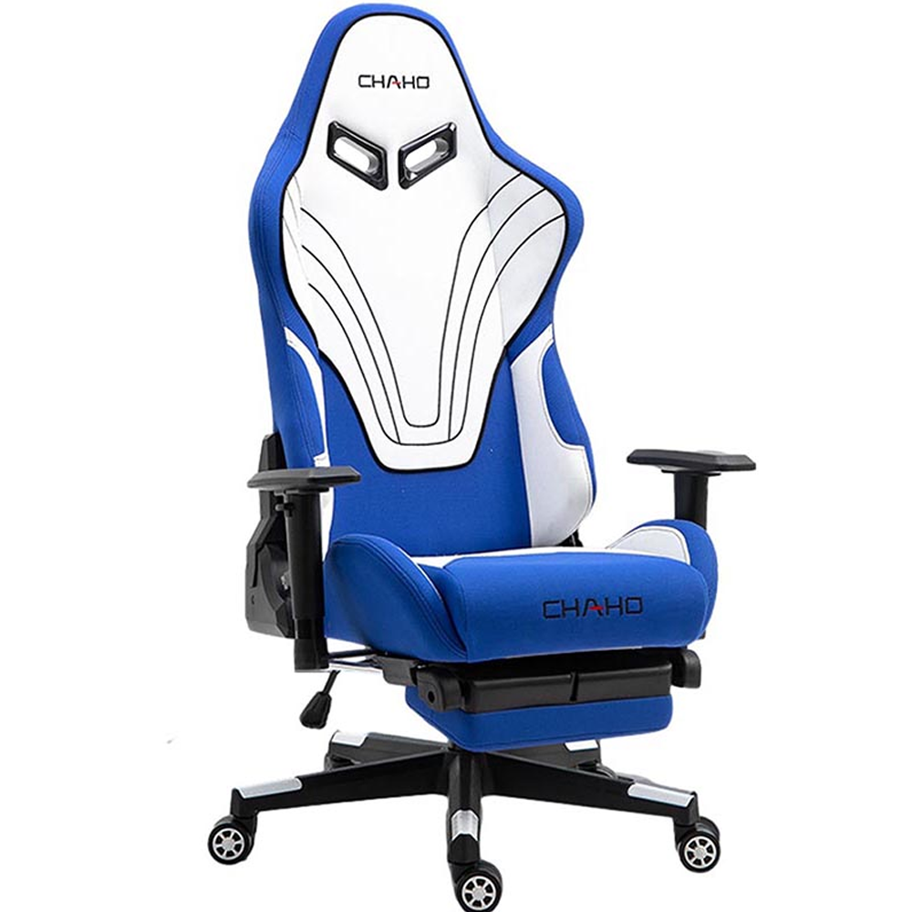 ergonomic gaming chair blue color