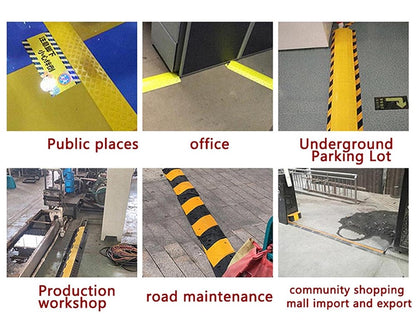 1 Channel Floor Cable Protector Solid Ramp 4Pack