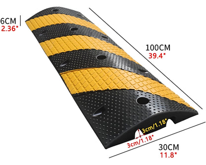 2 Channel Floor Cable Protector Solid Ramp