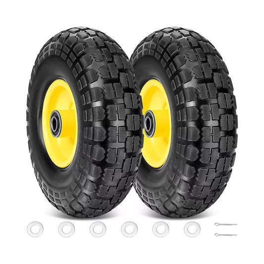 10 inch solid rubber tire