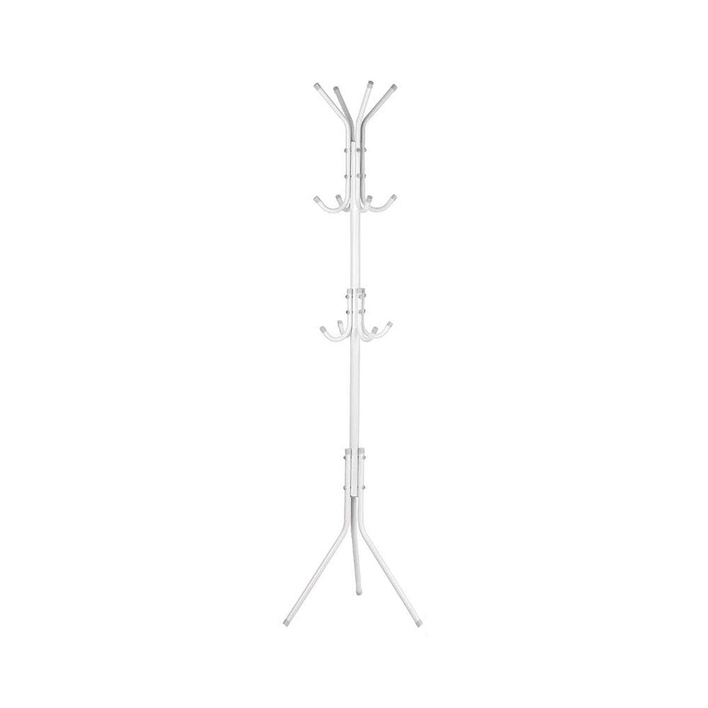 white coat rack stand