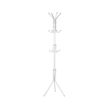 white coat rack stand