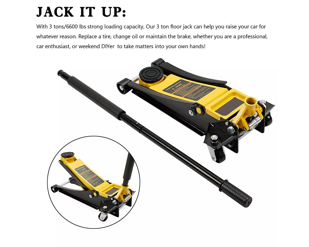 Trolley Floor Jack Profile Jack