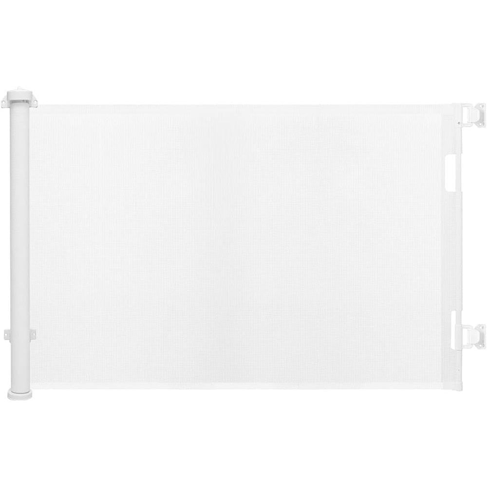 Retractable mesh safety gate