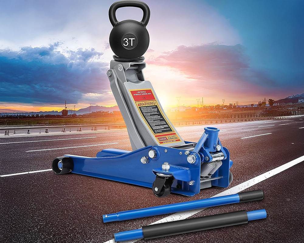 Low profile vehicle jack