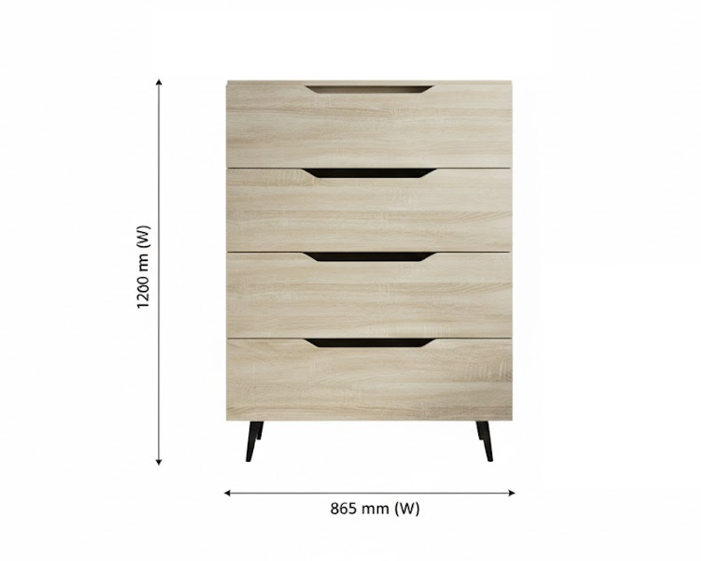 compact tallboy chest