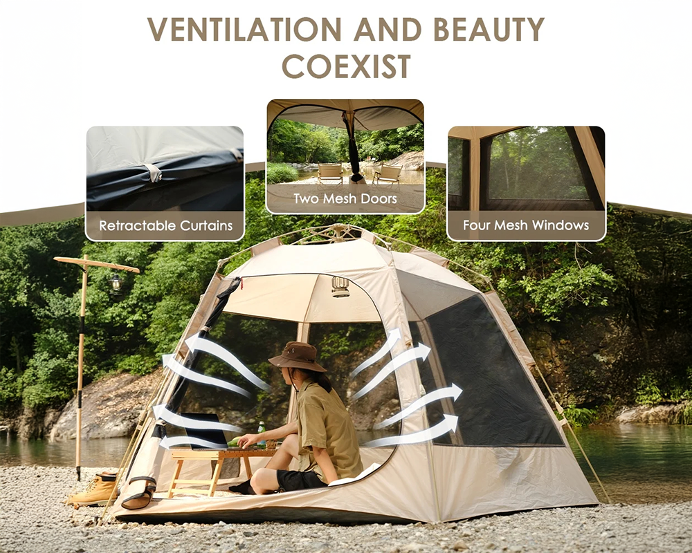 Camping Tent 5-8 People Family Tent