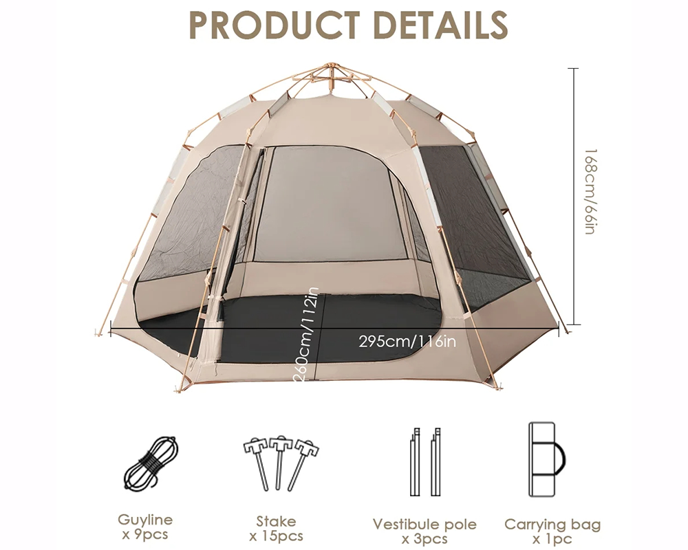 Camping Tent 5-8 People Family Tent