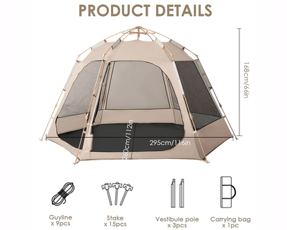 Camping Tent 5-8 People Family Tent