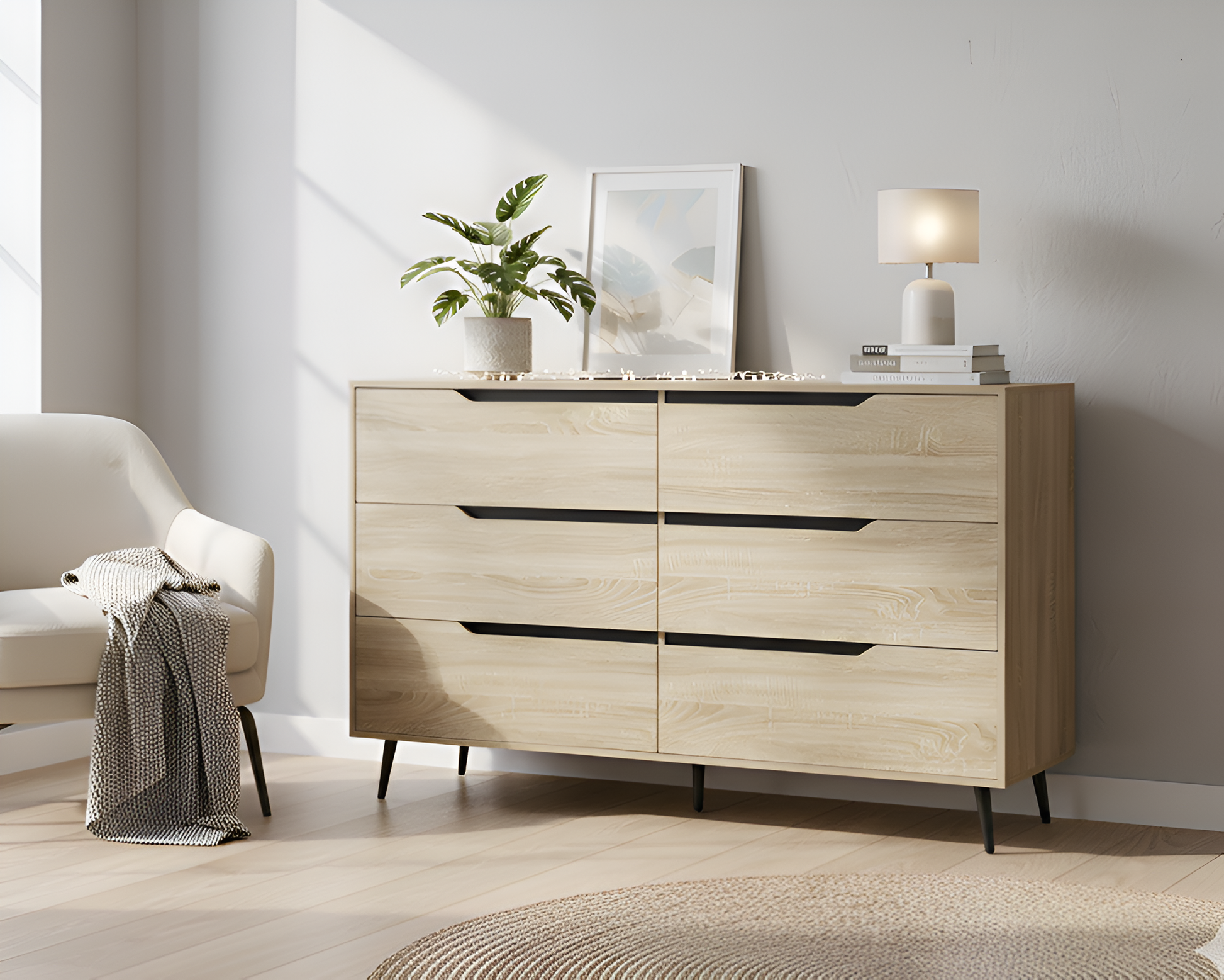 Tallboy chest front view