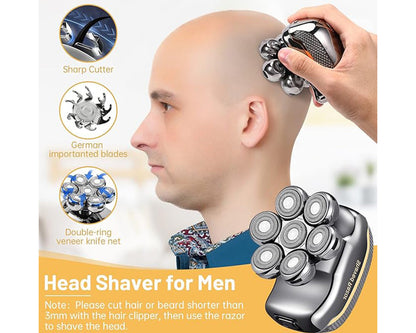 Rotary blade head shaver