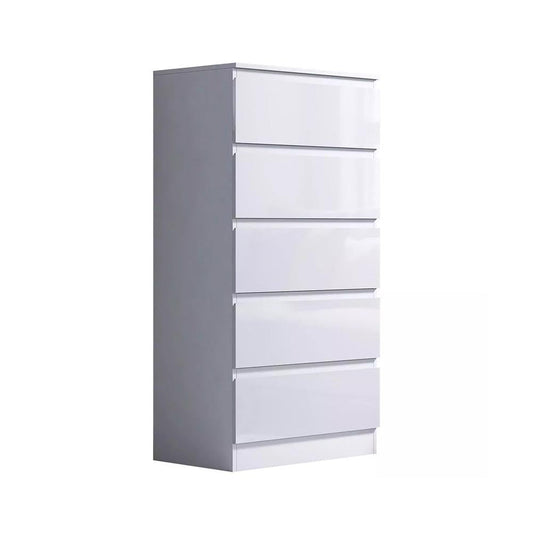 5 drawer slim tallboy