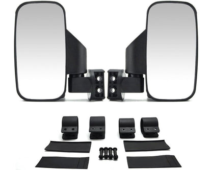 UTV mirror with mounting kit