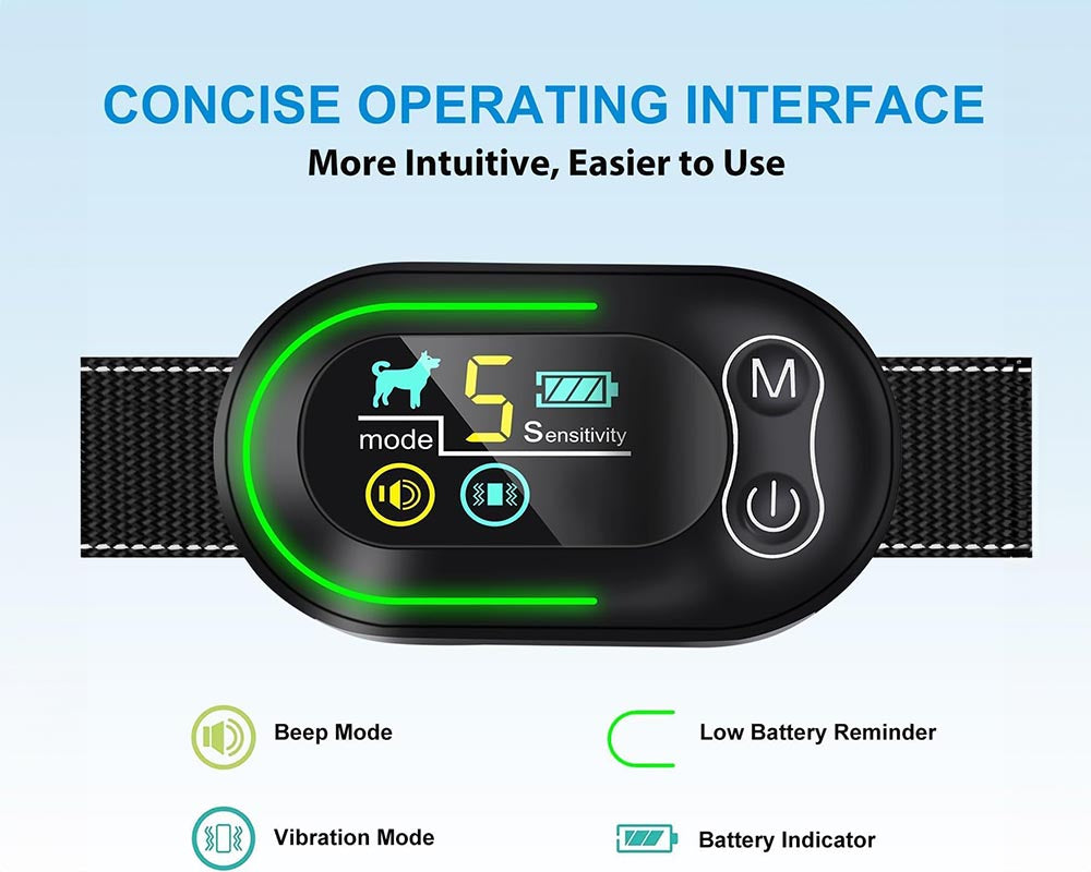 Smart No-Bark Dog Training Collar