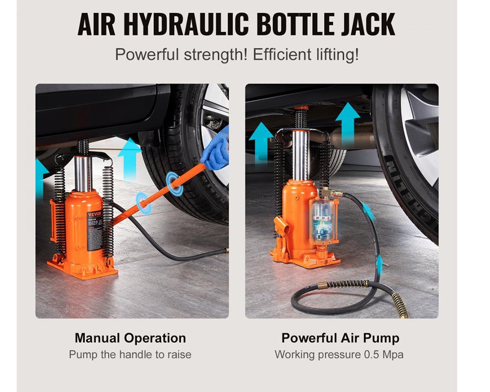 bottle jack adjustable height