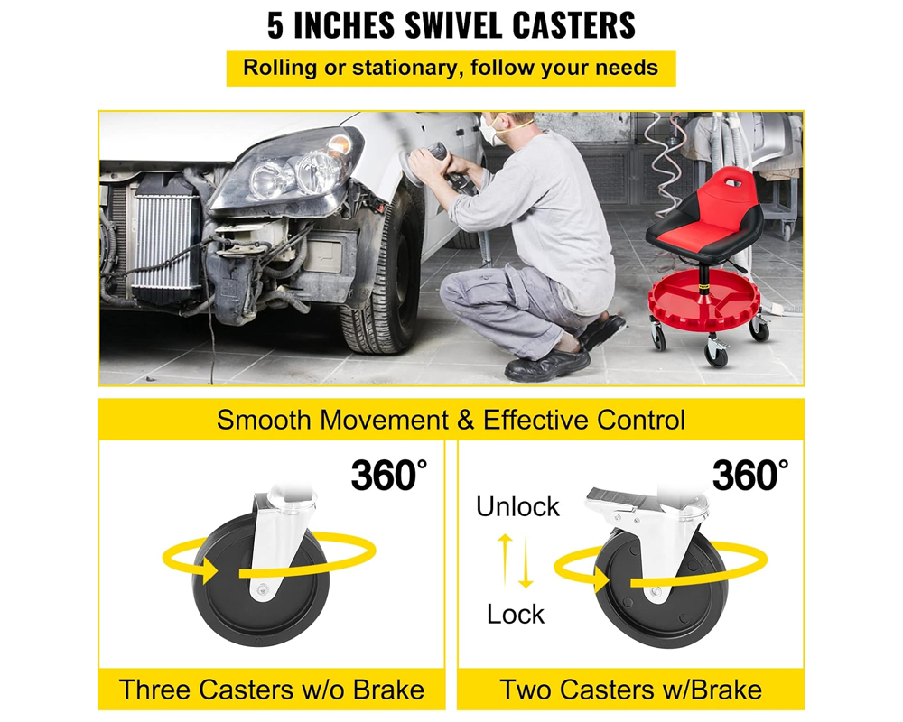 garage rolling stool