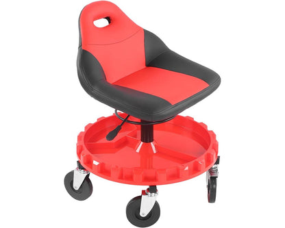 Rolling Workshop Seat With Adjustable Height