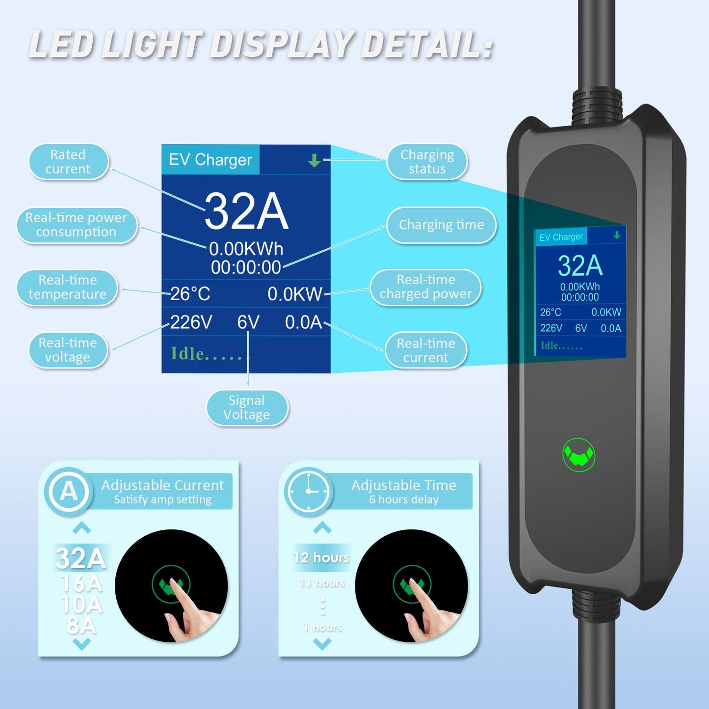 Portable EV Charger Type2