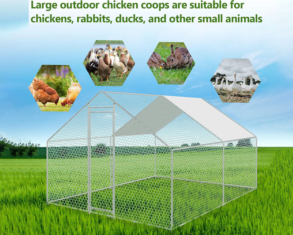 Outdoor Chicken Coop 4Mx3M