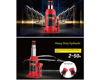 Hydraulic jack close up