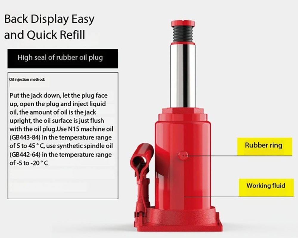Compact bottle jack