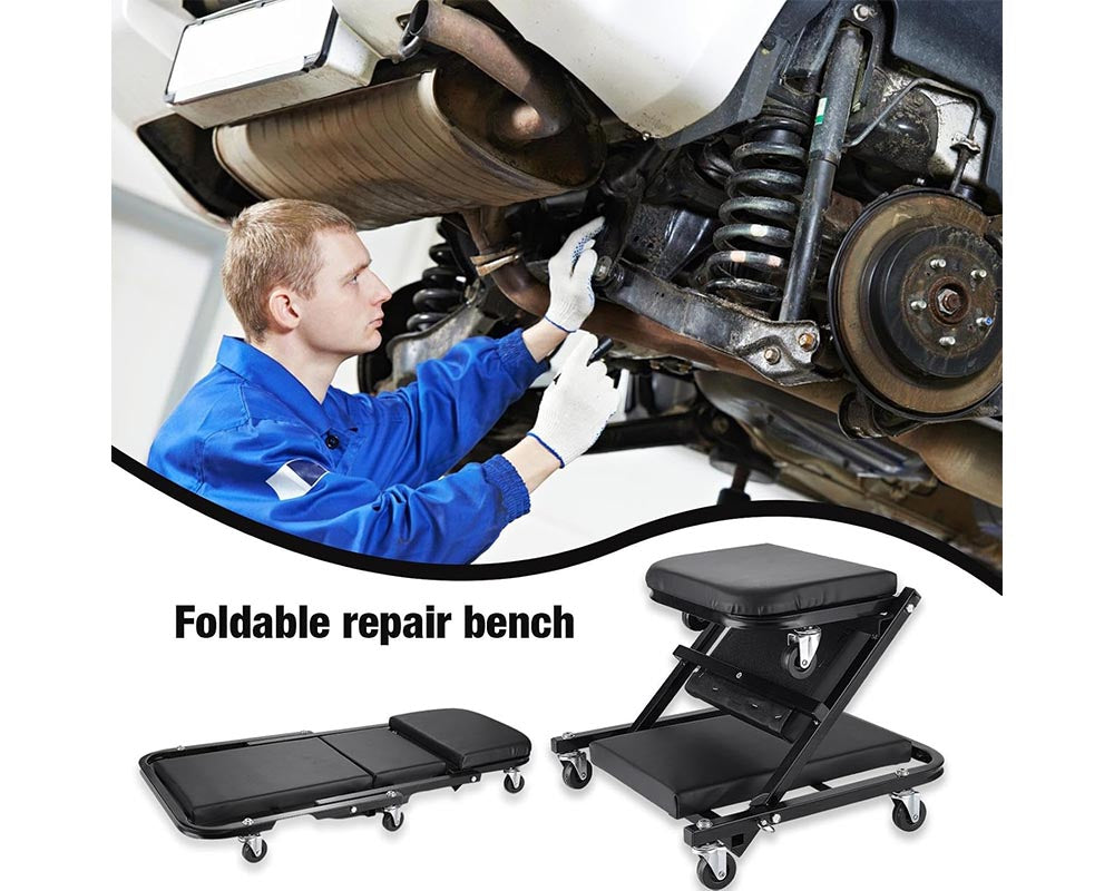 foldable creeper chair