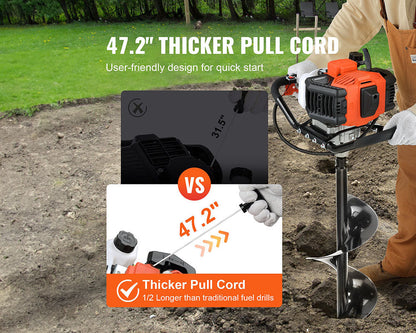 10 inch drill bit included
