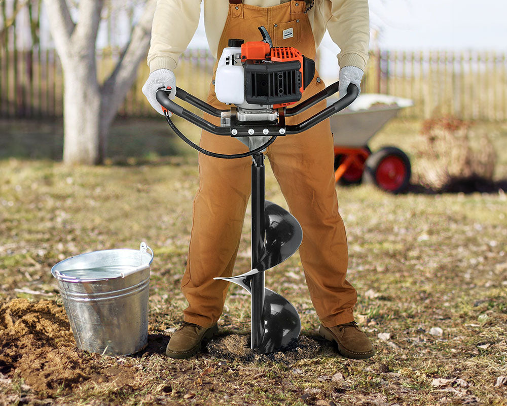 Heavy duty post hole digger