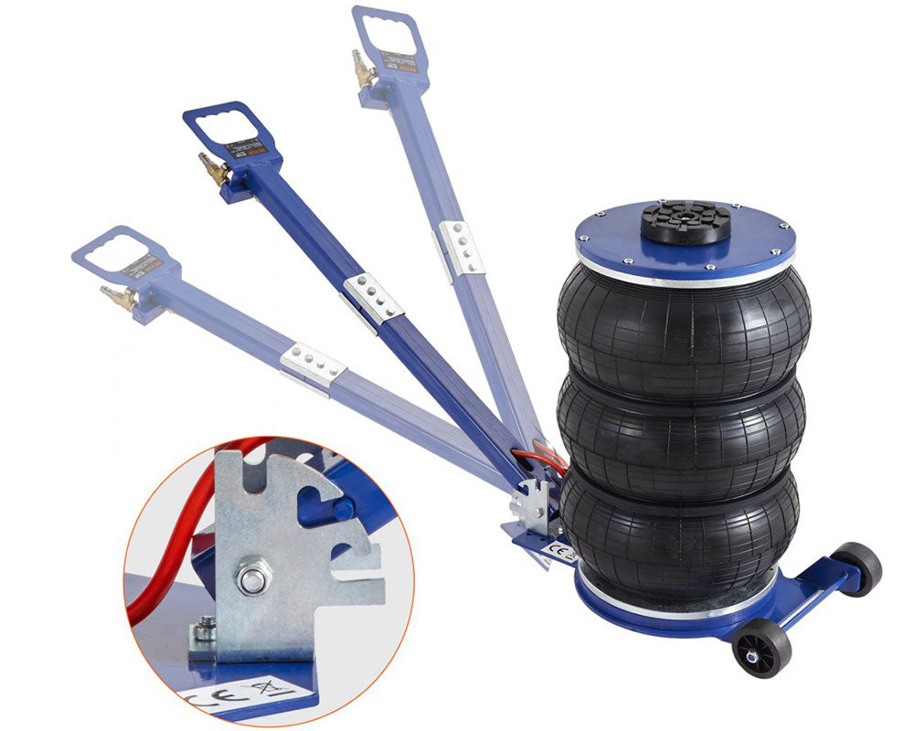 pneumatic air jack with rubber pad