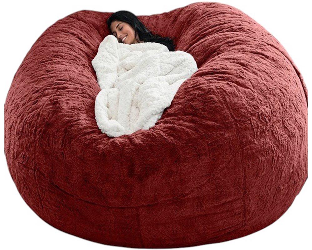 Bean bag cover in bedroom