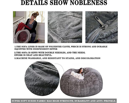 Bean Bag Cover Sofa Cushion Bed