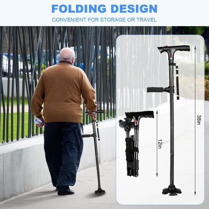 Aluminum alloy walking stick