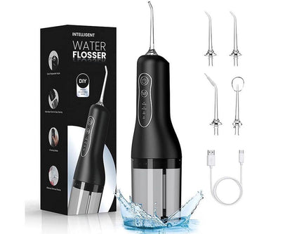 Compact water flosser design