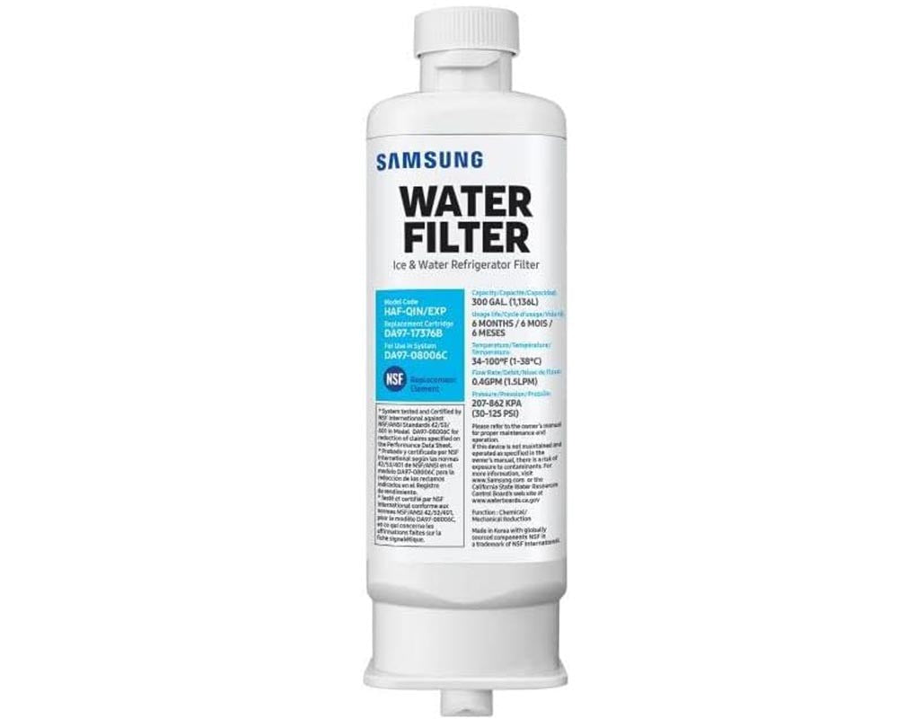 Samsung filter side view