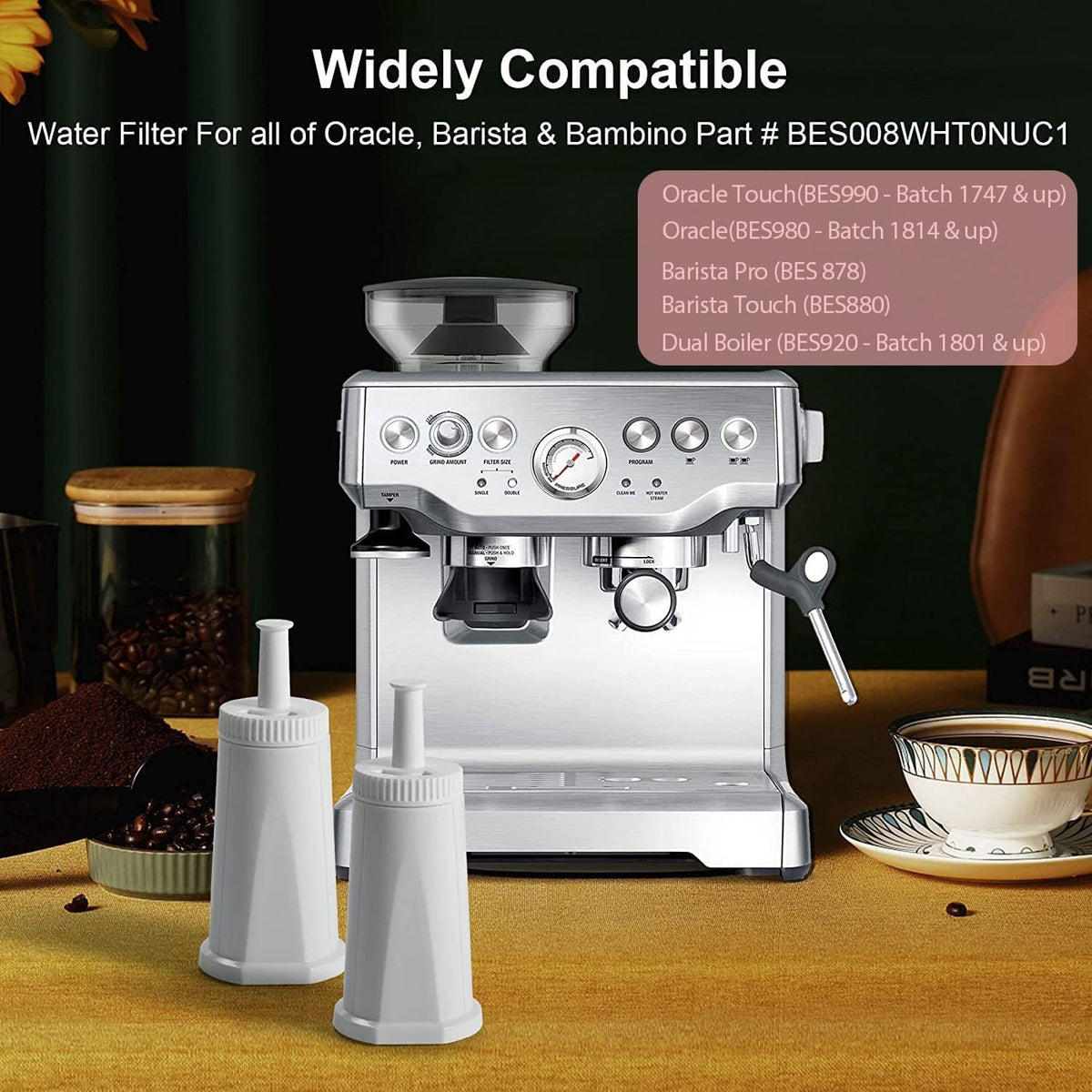 Water Filter Replacement for Breville Espresso Machines