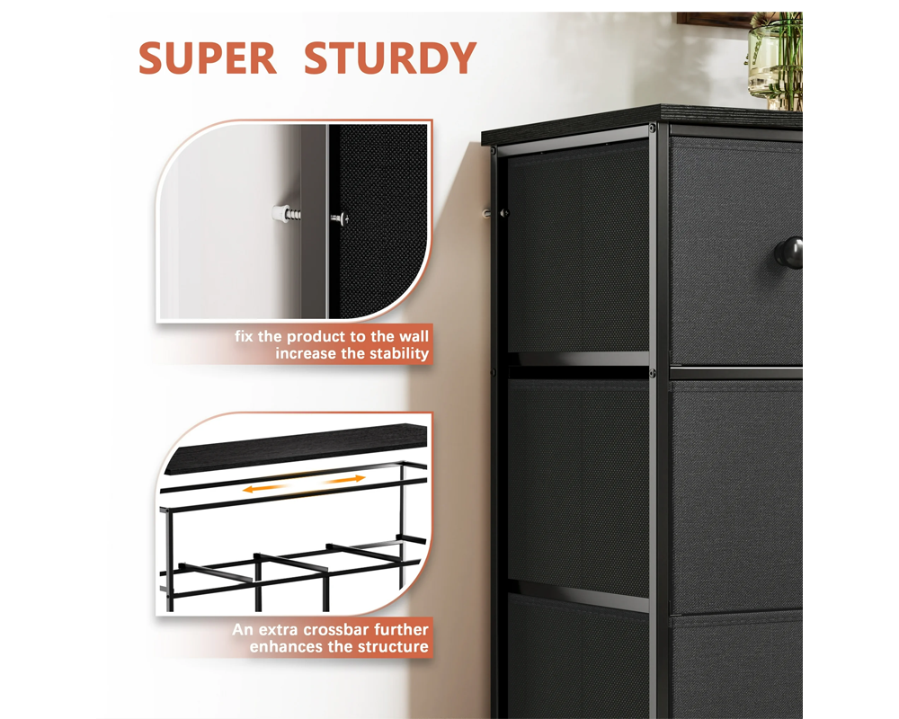 Tallboy with Drawers Chest of Drawers