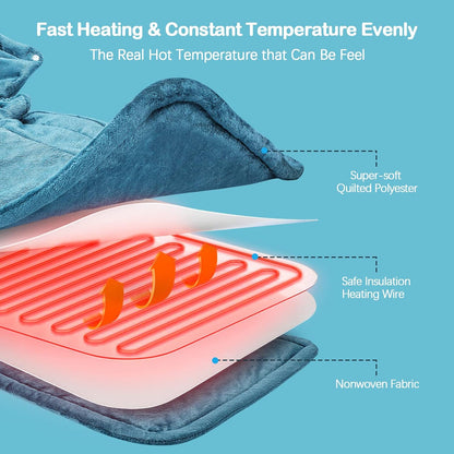 adjustable heat settings pad