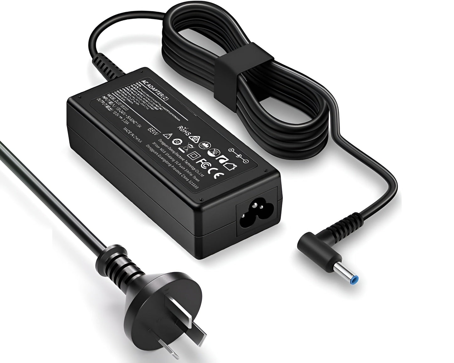 Blue Tip Power Adapter for HP Laptops 65W HP Laptop Charger