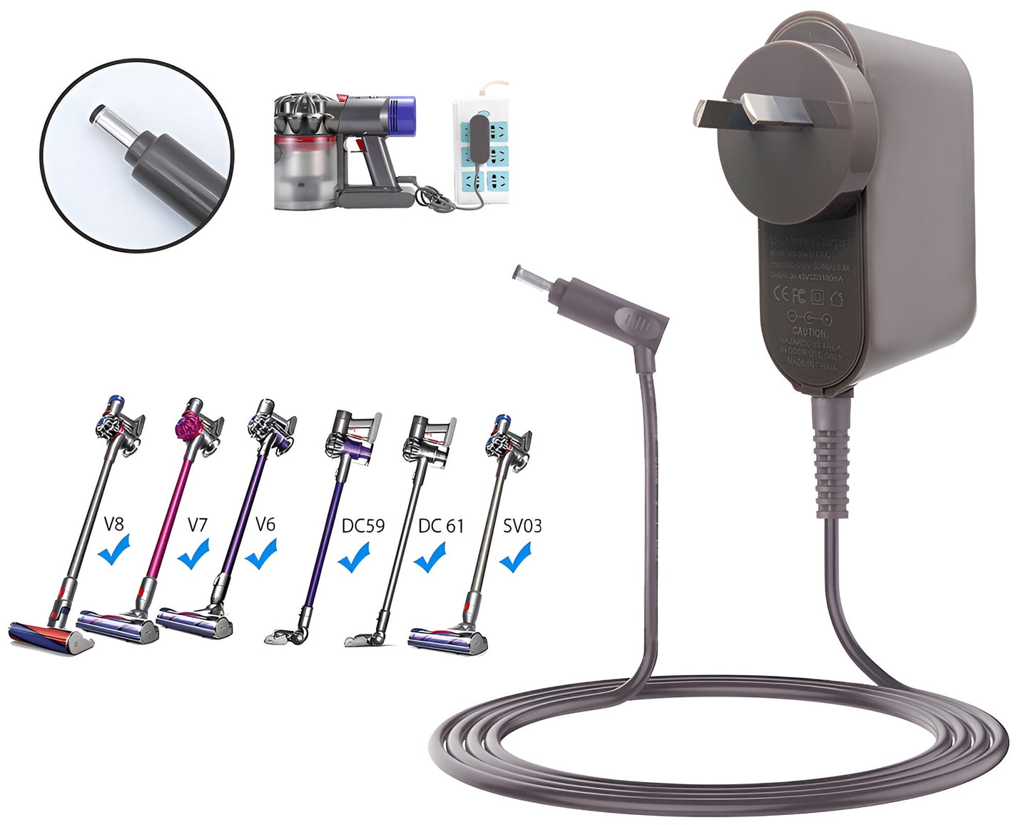 Dyson V6 V7 V8 Charger Replacement