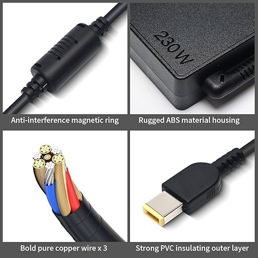 Replacement 230W Lenovo Savior laptop Charger