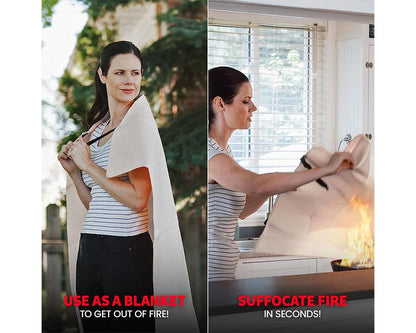 Fire Emergency Safety Blanket 1m x 1m