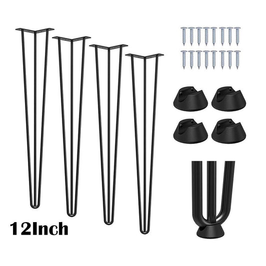 12 inch hairpin table legs
